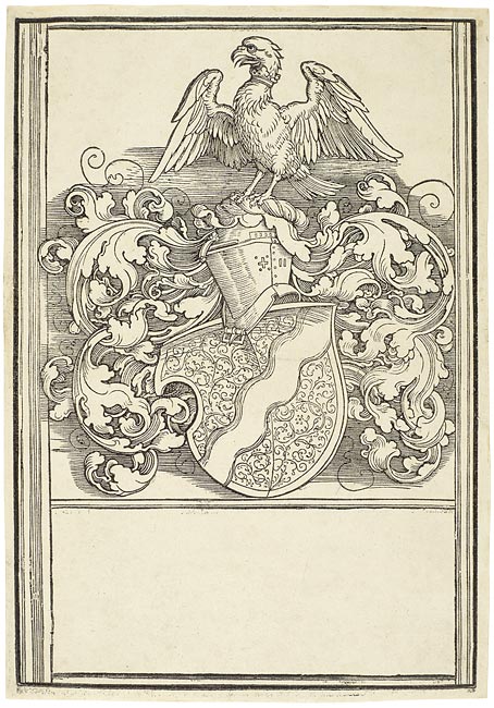 Albrecht Dürer (1471–1528) Coat of Arms of Michael Behaim, ca. 1520
