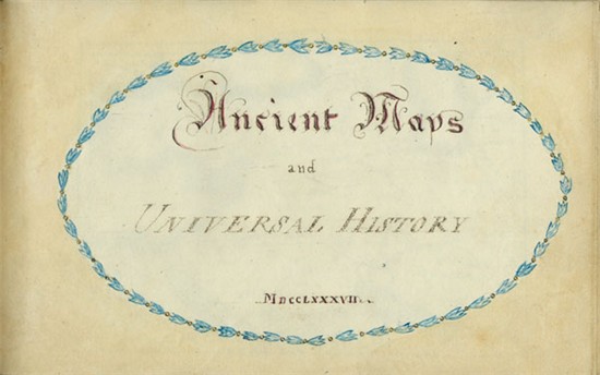 W. B. Sandys. Ancient Maps and Universal History (MA 4262)