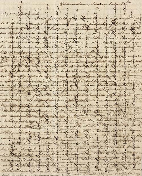Jane Austen letter