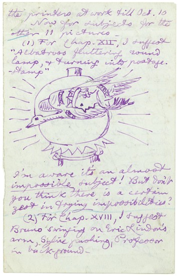 Lewis Carroll's original sketch for