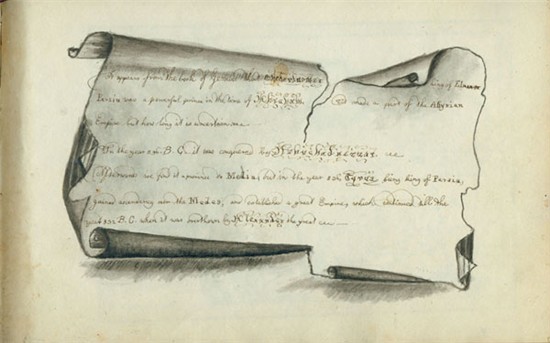 W. B. Sandys. Ancient Maps and Universal History (MA 4262), p. 4