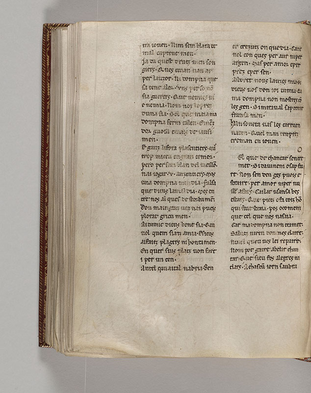 458, MS M.819, fol. 226v, Chansonnier provençal (MS M.819)