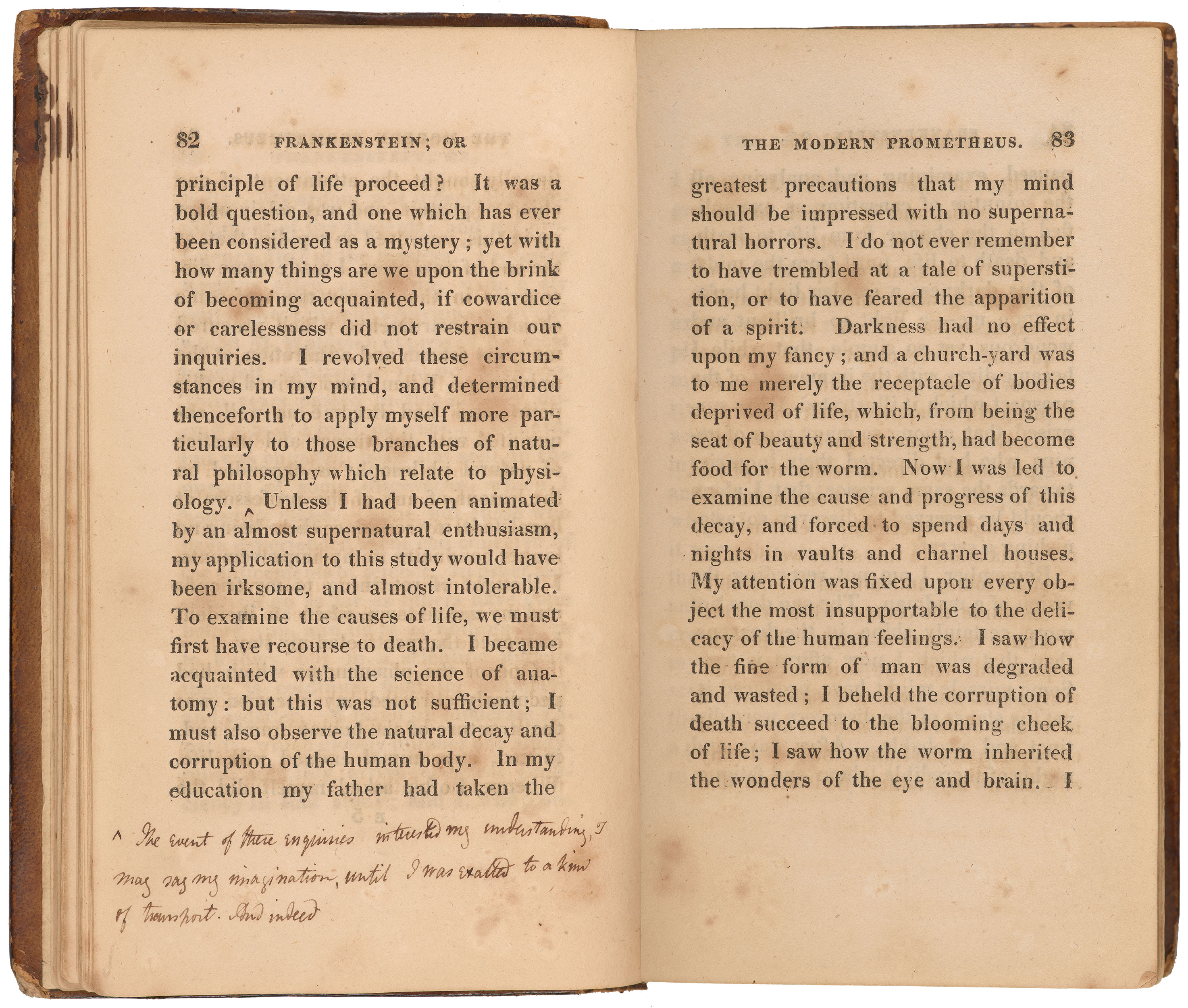 Frankenstein or, The Modern Prometheus by Mary Wollstonecraft Shelley Frankenstein or, The Modern Prometheus by Mary Wollstonecraft Shelley