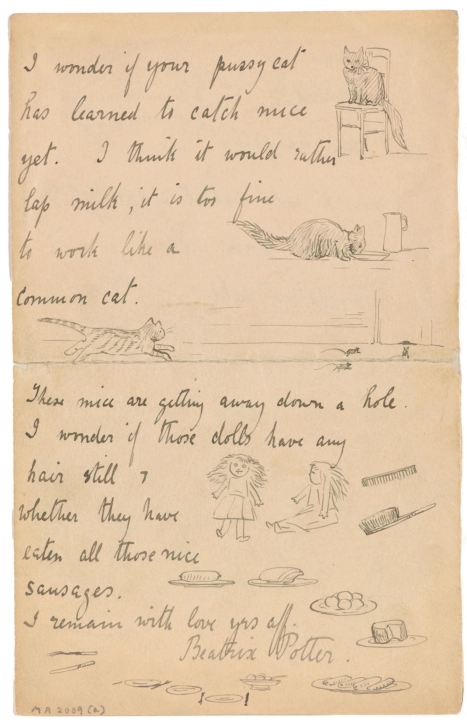 February 4, 1895, page 4 | Beatrix Potter: The Picture Letters | The ...