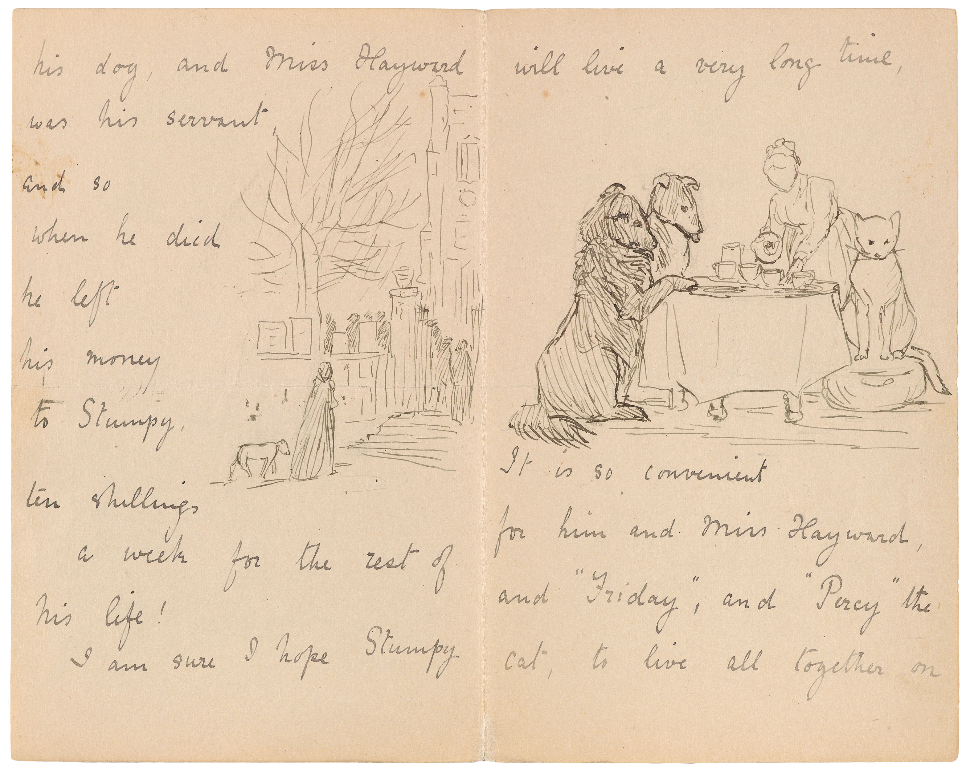 April 17, 1898, page 6–7 | Beatrix Potter: The Picture Letters | The ...