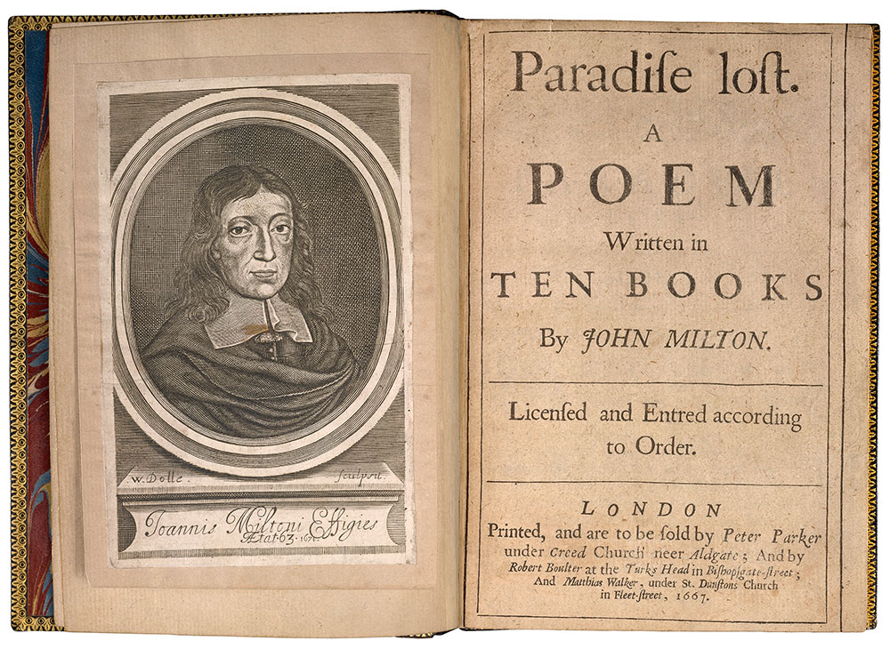 1667 Edition, John Milton's Paradise Lost