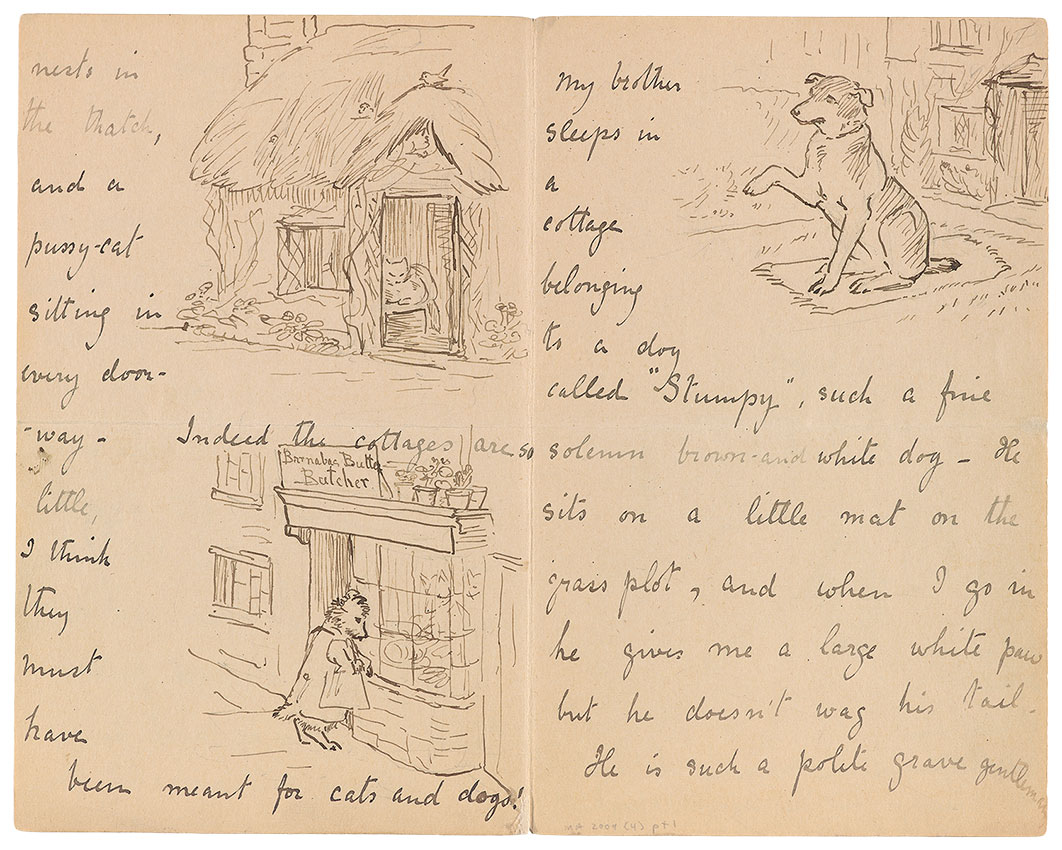 April 17, 1898, page 2–3 | Beatrix Potter: The Picture Letters | The ...