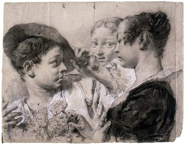 Image of Giovanni Battista (Giambattista) Piazzetta drawing