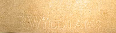 Fig. 4. This watermark demonstrates that Ingres chose high quality paper from Robert Williams' English mill. Jean-Auguste-Dominique Ingres. View of Santa Maria Maggiore, ca. 1813–14. Thaw Collection.