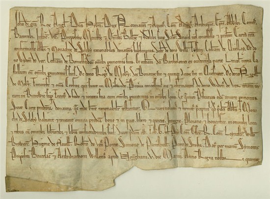 Selby Charter, 1205 (Pierpont Morgan Library, MA 746)