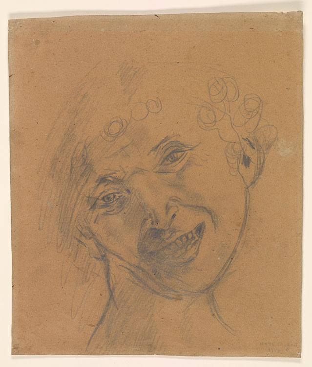 Marc Chagall Sketch for the choreographer of the ballet Aleko 1942  MoMA