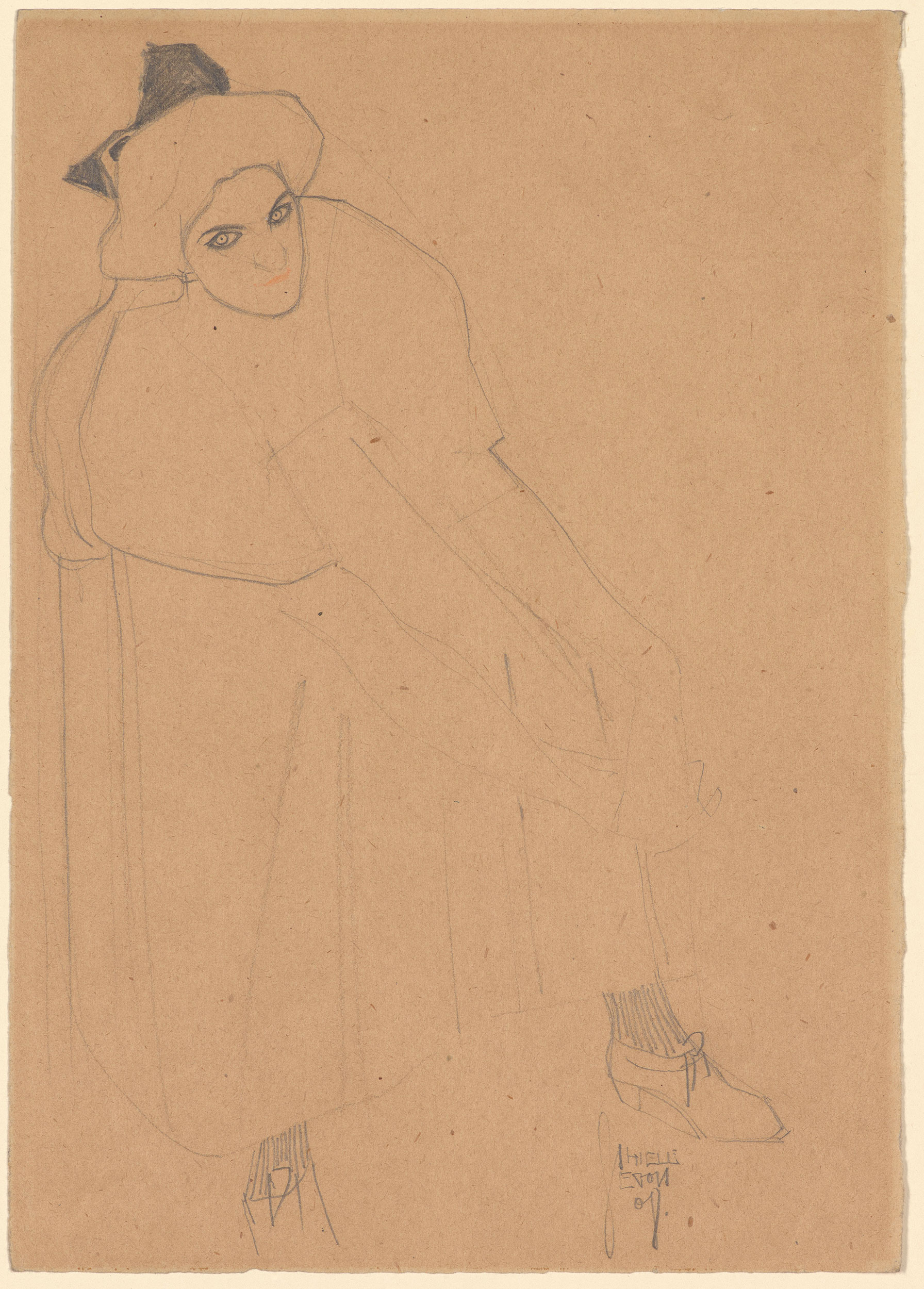 Portrait of a Woman Edith Schiele  Museum of Fine Arts Budapest