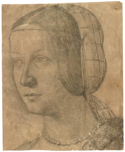 Image of Portrait of a Woman with a Hairnet