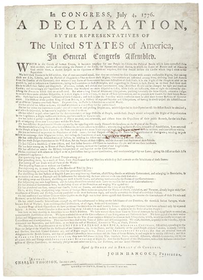 Image of Declaration of Independence