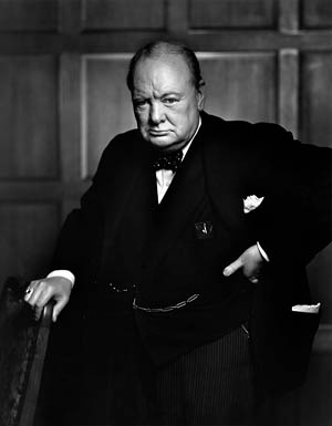 Photograph of Winston Churchill