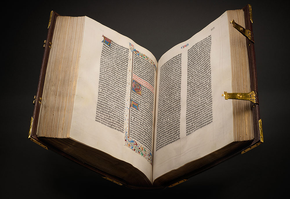 The hot sale gutenberg bible