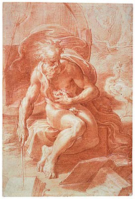 Image of Parmigianino drawing