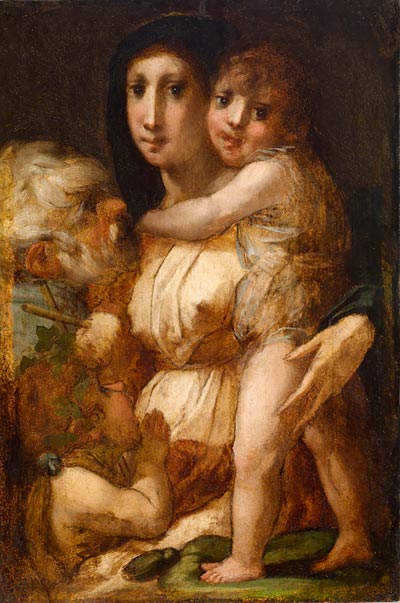 Image of Holy Family with the Young Saint John the Baptist
