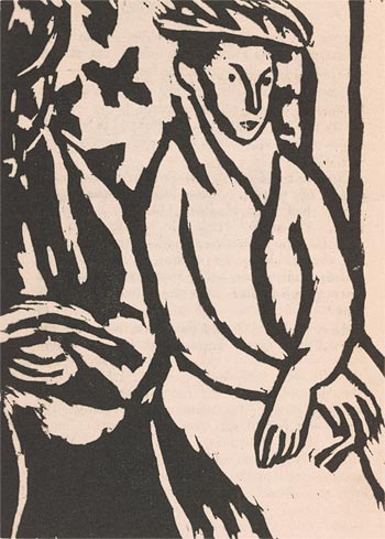 Vanessa Bell (1879-1961) From Monday or Tuesday by Virginia Woolf (Richmond: The Hogarth Press, 1921)