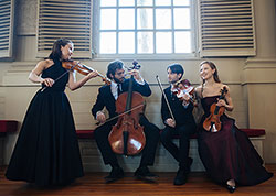 Diderot String Quartet. Photography by Tatiana Daubek