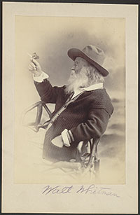 Phillips & Taylor, Photograph of Walt Whitman, 1873. Prints and Photographs Division, Library of Congress.