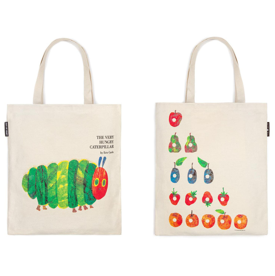 The very hungry top caterpillar tote bag