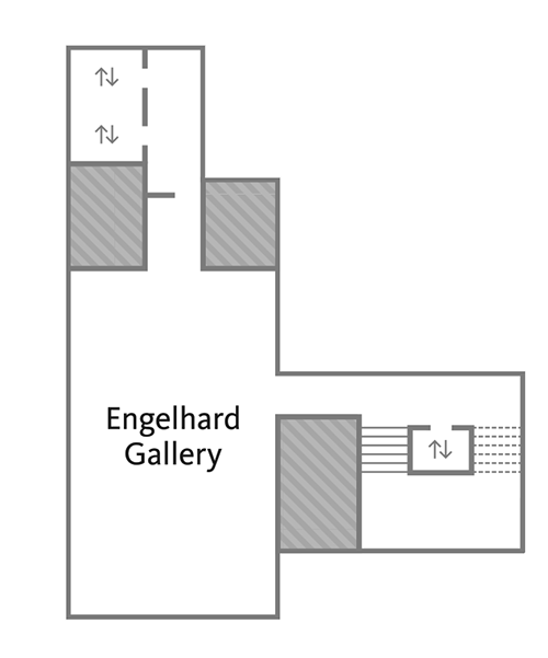 Map of floor 2 of the Morgan Library & Museum