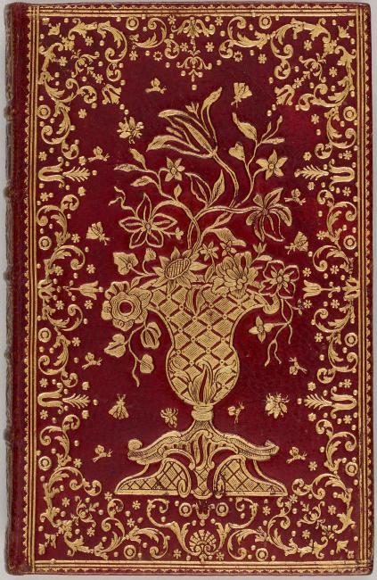 Red and gold biding