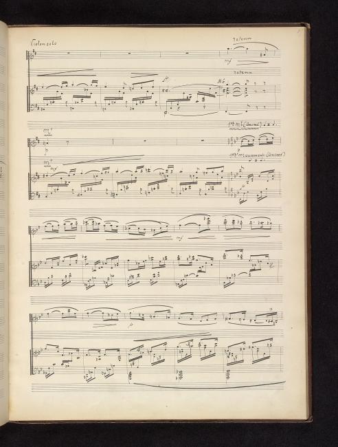Chausson Ernest Concert Mvt. IV p. 85 The Morgan Library