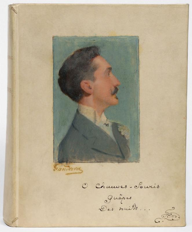 Book cover showing male profile looking right