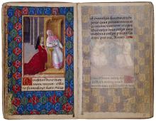 Anne de Bretagne kneeling in prayer