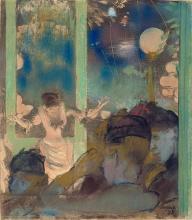 Image of Edgar Degas drawing